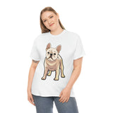 French Bulldog Unisex Heavy Cotton Tee, S - 5XL, 12 Colors, Light Fabric, FREE Shipping, Made in USA!!