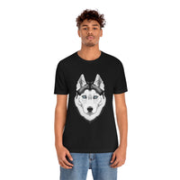 Siberian Husky Unisex Jersey Short Sleeve Tee, 12 Colors, XS-4XL, Light Fabric, FREE Shipping, Made in USA!!