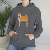 Shiba Inu Unisex Heavy Blend™ Hooded Sweatshirt, S -5XL, 12 Colors, Cotton/Polyester, Medium Heavy Fabric, FREE Shipping, Made in USA!!