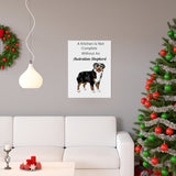 Australian Shepherd Premium Matte vertical posters, Multiple Sizes, Matte Finish, FREE Shipping, Made in USA!!