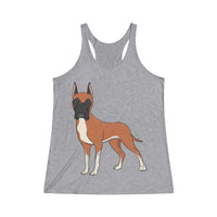 Great Dane Women's Tri-Blend Racerback Tank