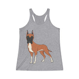 Great Dane Women's Tri-Blend Racerback Tank