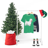 West Highland White Terrier Unisex Jersey Short Sleeve Tee, S - 3XL, Cotton, Light Fabric, FREE Shipping, Made in USA!!