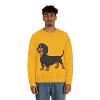 Dachshund Unisex Heavy Blend™ Crewneck Sweatshirt, S - 2XL, 14 Colors, Cotton/Polyester, Medium Fabric, FREE Shipping, Made in USA!!