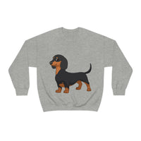 Dachshund Unisex Heavy Blend™ Crewneck Sweatshirt, S - 2XL, 14 Colors, Cotton/Polyester, Medium Fabric, FREE Shipping, Made in USA!!