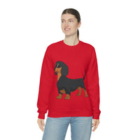 Dachshund Unisex Heavy Blend™ Crewneck Sweatshirt, S - 2XL, 14 Colors, Cotton/Polyester, Medium Fabric, FREE Shipping, Made in USA!!