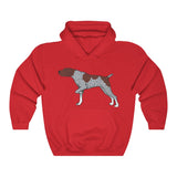 German Shorthaired Pointer Unisex Heavy Blend Hooded Sweatshirt