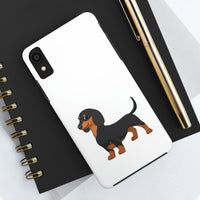 Dachshund Case Mate Tough Phone Cases, Impact Resistant, Wireless Charging, FREE Shipping, Made in USA!!