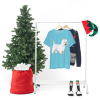 West Highland White Terrier Unisex Jersey Short Sleeve Tee, S - 3XL, Cotton, Light Fabric, FREE Shipping, Made in USA!!