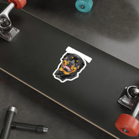 Rottweiler Die-Cut Stickers, Water Resistant Vinyl, 5 Sizes, Matte Finish, Indoor/Outdoor, FREE Shipping, Made in USA!!