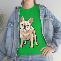 French Bulldog Unisex Heavy Cotton Tee, S - 5XL, 12 Colors, Light Fabric, FREE Shipping, Made in USA!!