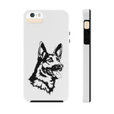 German Shepherd Case Mate Tough Phone Cases, Over 30 Sizes, Impact Resistant, Rubber Liner, FREE Shipping, Made in USA!!