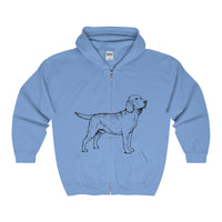 Labrador Retriever Hoodies, Unisex Heavy Blend™ Full Zip Hooded Sweatshirt