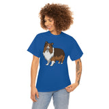 Shetland Sheepdog Unisex Heavy Cotton Tee