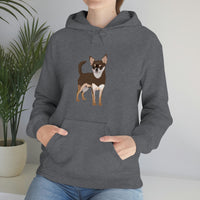 Chihuahua Unisex Heavy Blend Hooded Sweatshirt, Cotton/Polyester, S- 5XL, 13 Colors, Free Shipping, Made In Usa!!