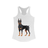 Doberman Pinscher Women's Ideal Racerback Tank