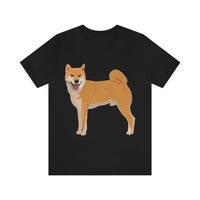 Shiba Inu Unisex Jersey Short Sleeve Tee, S - 3XL, 16 Colors, 100% Cotton, Light Fabric, FREE Shipping, Made in USA!!