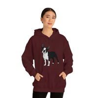 Boston Terrier Unisex Heavy Blend™ Hooded Sweatshirt, S - 5XL, 12 Colors, Cotton/Polyester, FREE Shipping, Made in USA!!