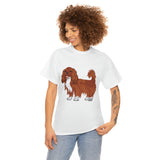 Ruby Cavalier King Charles Spaniel Unisex Heavy Cotton Tee, 12 Colors, S - 5XL, 100% Cotton, FREE Shipping, Made in USA!!