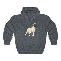 Mastiff Unisex Heavy Blend™ Hooded Sweatshirt, 50-50 Cotton, Polyester, S-5XL, Made in the USA!!