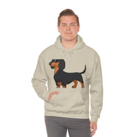 Dachshund Unisex Heavy Blend™ Hooded Sweatshirt, S - 5XL, 13 Colors, Cotton/Polyester, FREE Shipping, Made in USA!!