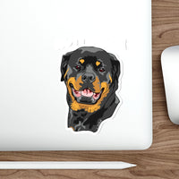 Rottweiler Die-Cut Stickers, Water Resistant Vinyl, 5 Sizes, Matte Finish, Indoor/Outdoor, FREE Shipping, Made in USA!!