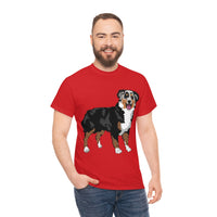 Australian Shepherd Unisex Heavy Cotton Tee, S-5XL, 12 Colors, 100% Cotton, Light Fabric, FREE Shipping, Made in USA!!