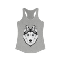 Siberian Husky Women's Ideal Racerback Tank