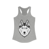 Siberian Husky Women's Ideal Racerback Tank