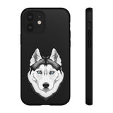 Siberian Husky Tough Cell Phone Cases, 33 Types of Cases, 2 Layer Case, Impact Resistant, FREE Shipping, Made in USA!!