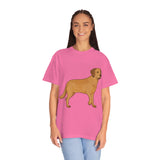 Chesapeake Bay Retriever Unisex Garment-Dyed T-shirt, S - 3XL, Cotton, Relaxed Fit, 16 Colors, FREE Shipping, Made in USA!!