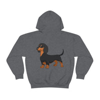 Dachshund Unisex Heavy Blend™ Hooded Sweatshirt, S - 5XL, 13 Colors, Cotton/Polyester, FREE Shipping, Made in USA!!