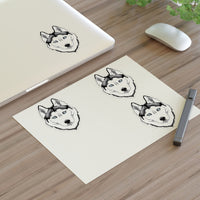 Siberian Husky Sticker Sheets, 2 Image Sizes, 3 Image Surfaces, Water Resistant Vinyl, FREE Shipping, Made in USA!!