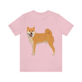 Shiba Inu Unisex Jersey Short Sleeve Tee, S - 3XL, 16 Colors, 100% Cotton, Light Fabric, FREE Shipping, Made in USA!!