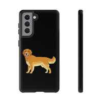 Golden Retriever Cell Phone Cases, Samsung, iPhone, Google, Impact Resistant, Dual Layer for Protection, FREE Shipping, Made in USA!!