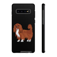 Ruby Cavalier King Charles Spaniel Tough Cases, Matte/Glossy, Outer Shell, 2 Layer Case For Protection, Over 30 Cases!!