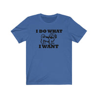 I Do What I Want Shih Tzu Unisex Jersey Short Sleeve Tee
