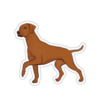 Rhodesian Ridgeback Die-Cut Stickers, 5 Sizes, Matte Finish, Water Resistant Vinyl, Indoor/Outdoor, FREE Shipping, Made in USA!!