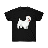 West Highland White Terrier Unisex Ultra Cotton Tee, S - 5XL, Cotton, FREE Shipping, Made in USA!!