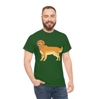 Golden Retriever Unisex Heavy Cotton Tee