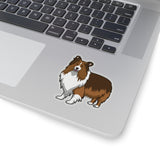 Shetland Sheepdog Kiss-Cut Stickers