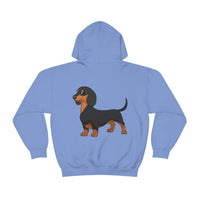 Dachshund Unisex Heavy Blend™ Hooded Sweatshirt, S - 5XL, 13 Colors, Cotton/Polyester, FREE Shipping, Made in USA!!