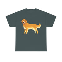 Golden Retriever Unisex Heavy Cotton Tee