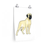 Mastiff Premium Matte vertical posters, 7 Sizes, Can Add Text, Personalization, Matte Finish, Made in the USA!!