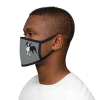 Boston Terrier Mixed-Fabric Face Mask