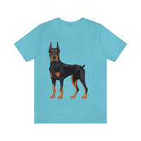 Doberman Pinscher Unisex Jersey Short Sleeve Tee