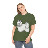 Maltese Unisex Heavy Cotton Tee, S - 5XL, 12 Colors, 100% Cotton, Medium Fabric, FREE Shipping, Made in USA!!
