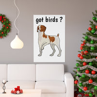 Brittany Dog Premium Matte vertical posters, 7 Sizes, Can be Customized, Made in the USA!!