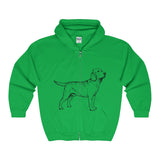 Labrador Retriever Hoodies, Unisex Heavy Blend™ Full Zip Hooded Sweatshirt