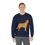 Chesapeake Bay Retriever Unisex Heavy Blend Crewneck Sweatshirt, 6 Colors, S - 3XL, Cotton/Polyester, FREE Shipping, Made in USA!!